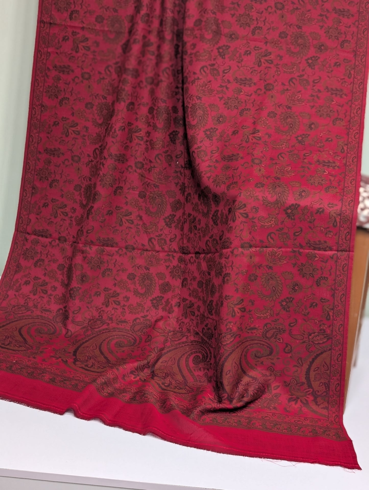 Pashmina Wool Kani Shawl in Full Size Multi Color