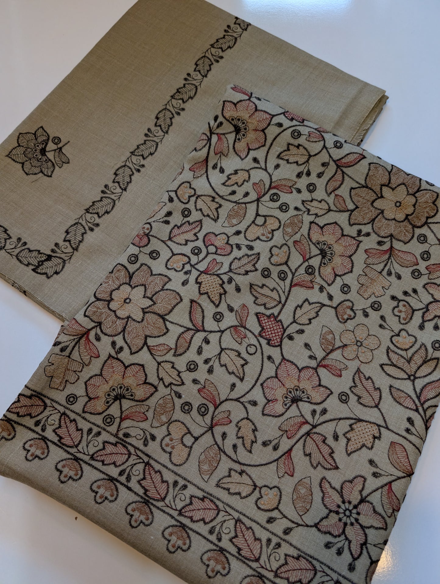 Pashmina Suit | 3 Piece Embroidered Pashmina Suit Perfect Gift for Her | Dark Skin