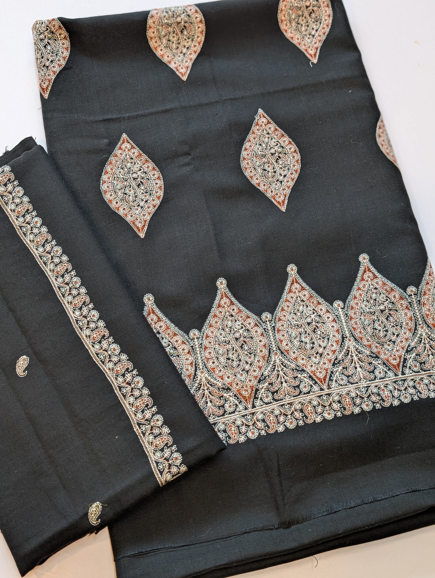 Pashmina Suit | 3 Piece Embroidered Pashmina Suit Perfect Gift for Her | Black