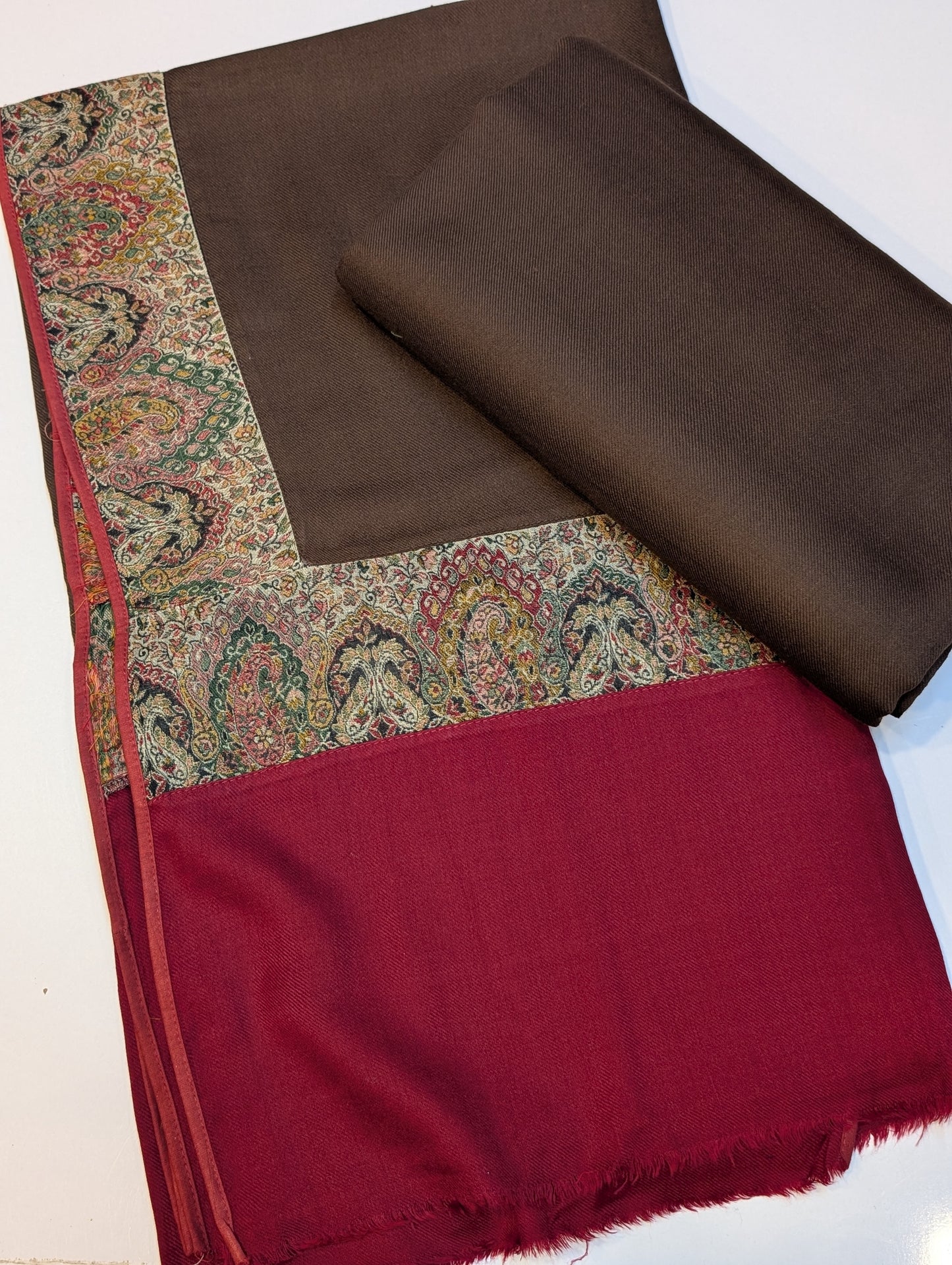 2 Piece Lawn Broshia Suit 6 Yards Suit Extra Material | Zinc