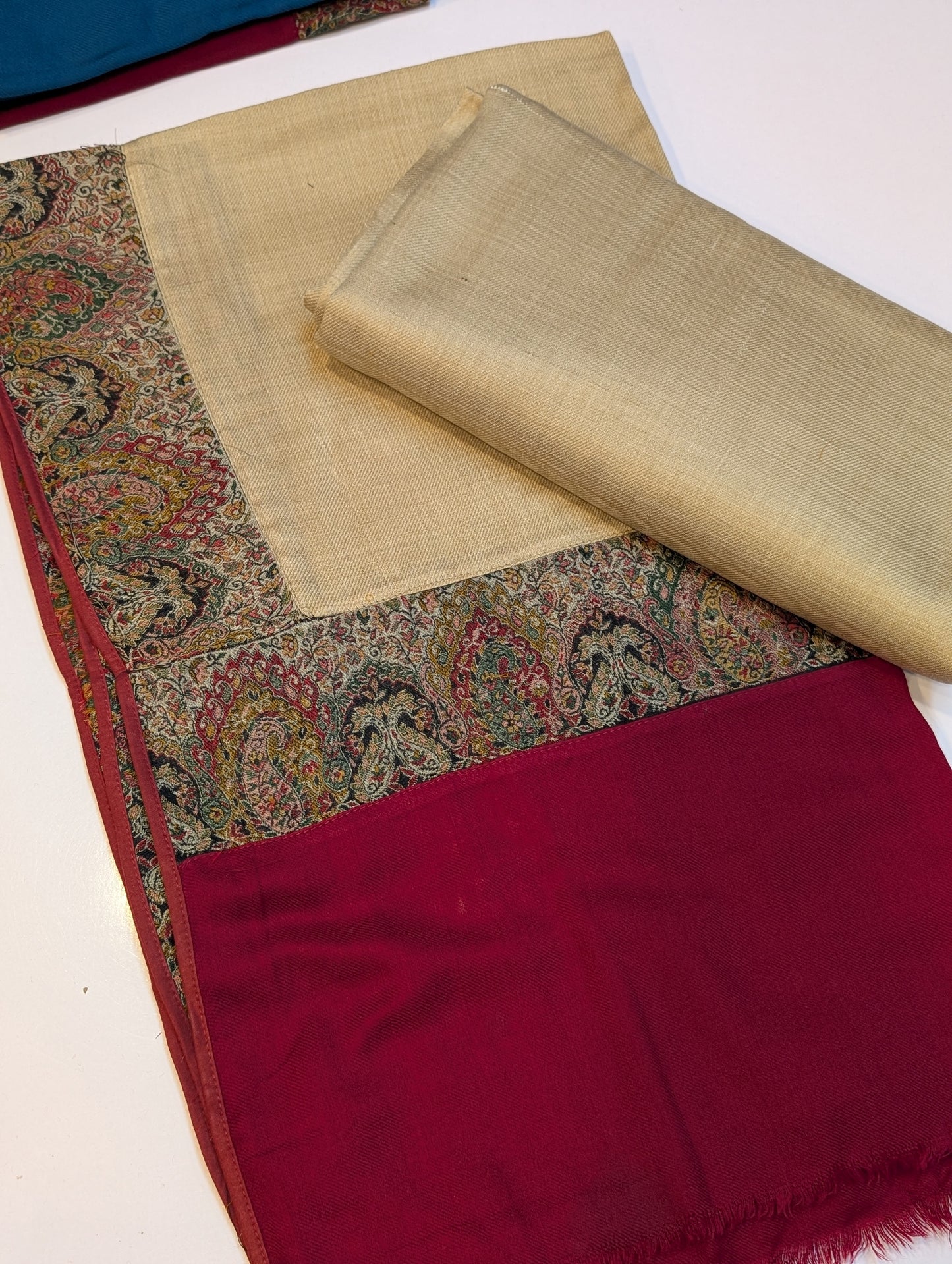 2 Piece Lawn Broshia Suit 6 Yards Suit Extra Material | Zinc