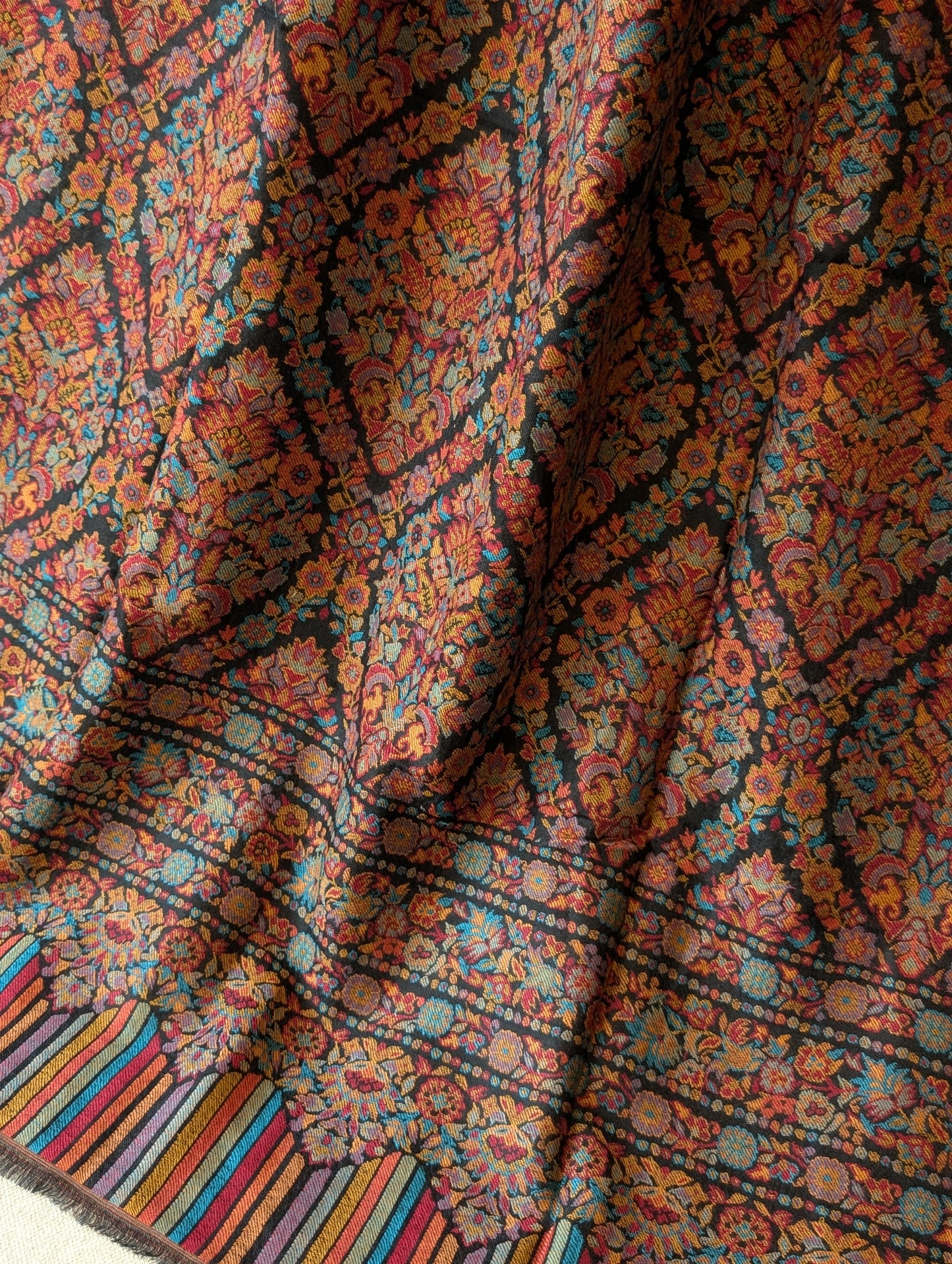 Kani Toosh Shawl Weaved Jamawar Shawl Made in Kashmir Full Size Shawl Perfect Gift