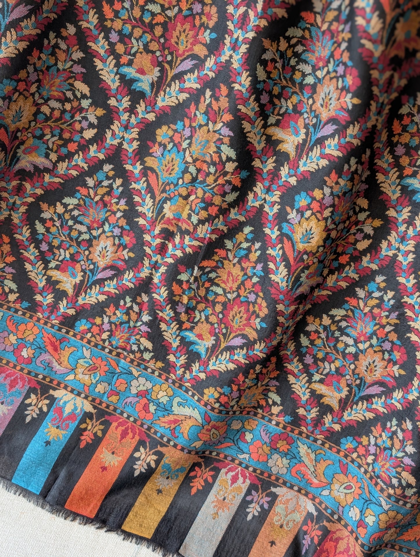 Kani Toosh Shawl Weaved Jamawar Shawl Made in Kashmir Full Size Shawl Perfect Gift