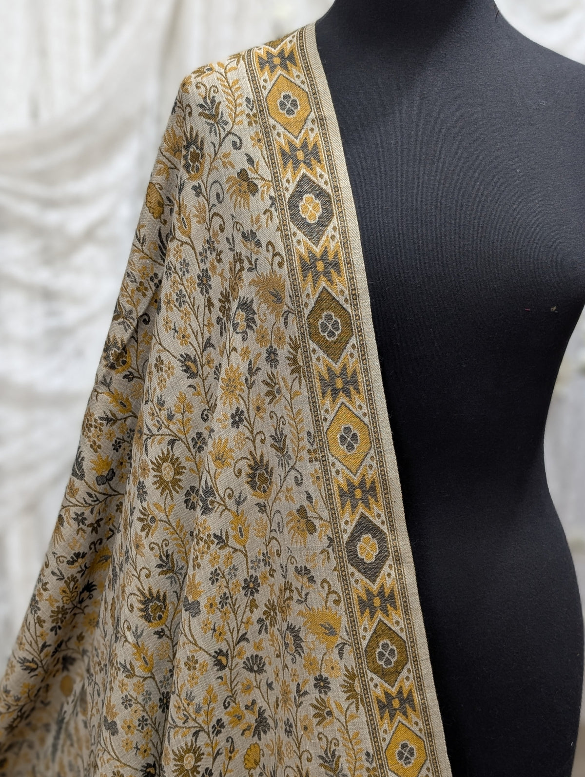 Pashmina Wool Kani Multi Color Shawl in Full Size  | Skin