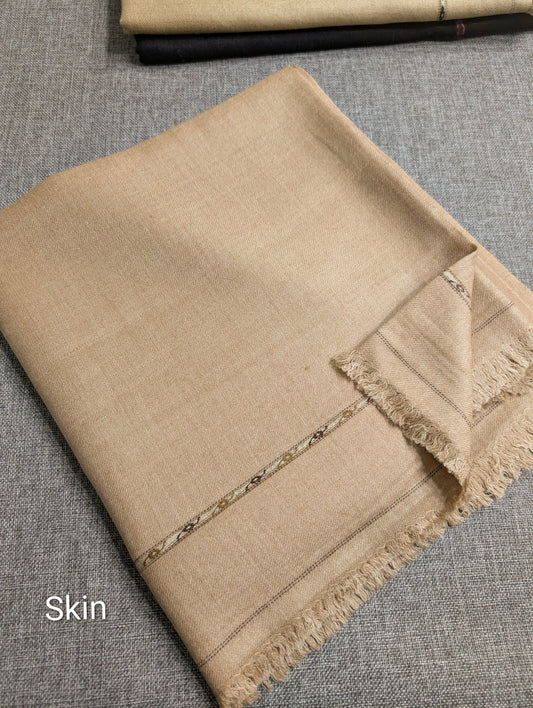 Gents Shawl | Pure, Fine and Soft Thick Wool Islampur Swat Khaddi Made Shawl Perfect Gift | Skin
