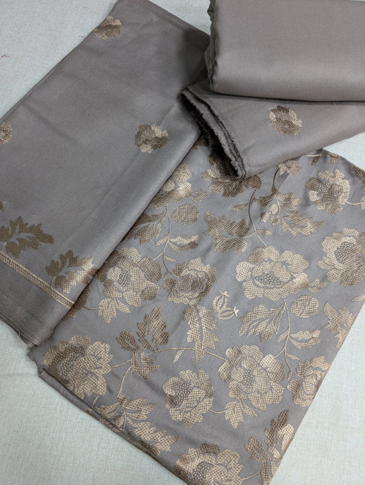 Marina 3 Piece Embroidered Suit Same on Same Embroidery Marina Shawls | Skin