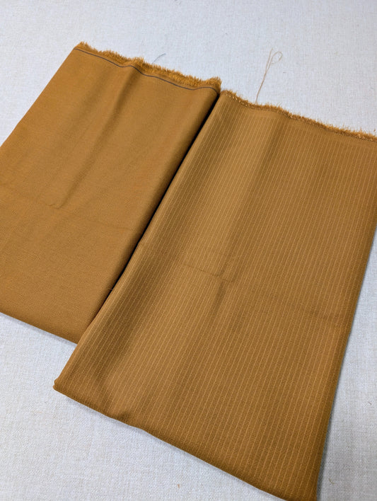 Doria Marina 2 Piece 6 Yards Suit | Mustard