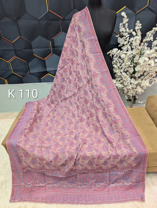 Lawn Full kani Shawl | Self Kani Shawl Full Size Pure Lawn | K110