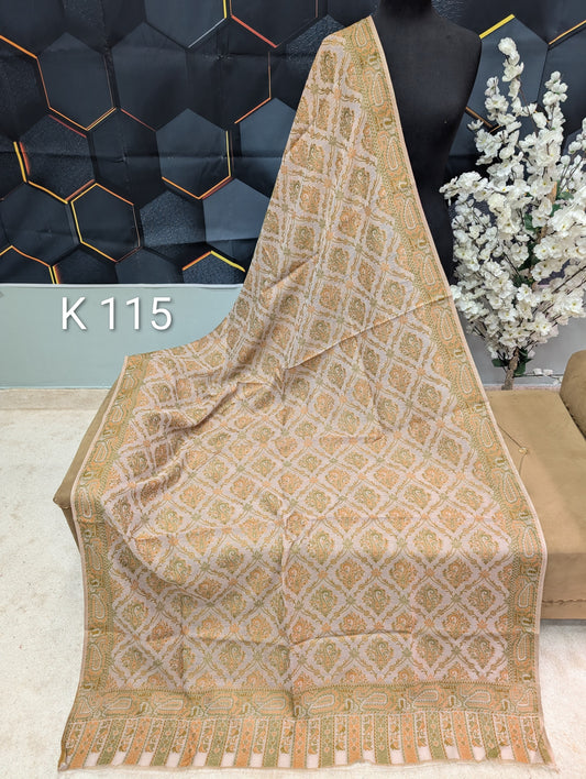 Lawn Full kani Shawl | Self Kani Shawl Full Size Pure Lawn | K115