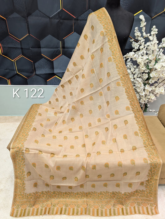 Lawn Full kani Shawl | Self Kani Shawl Full Size Pure Lawn | K122