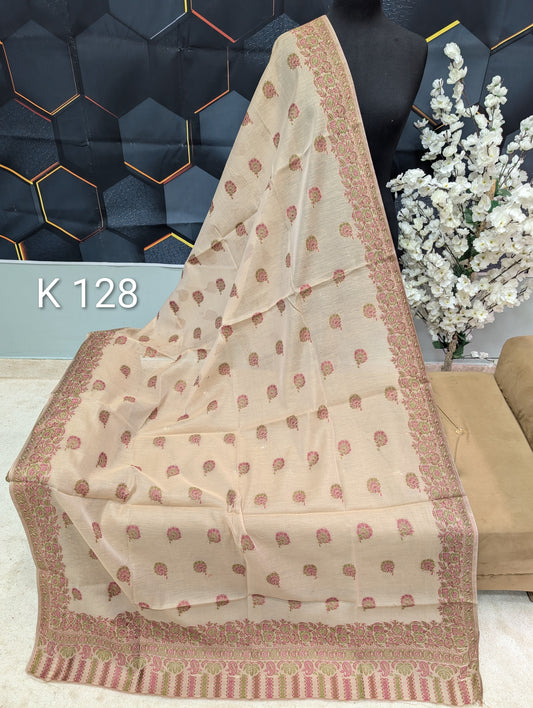 Lawn Full kani Shawl | Self Kani Shawl Full Size Pure Lawn | K128