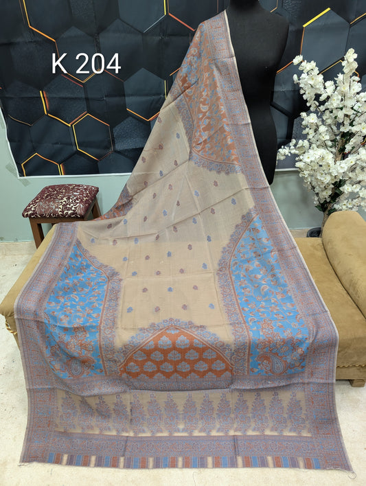 Lawn Full kani Shawl | Self Kani Shawl Full Size Pure Lawn | K204