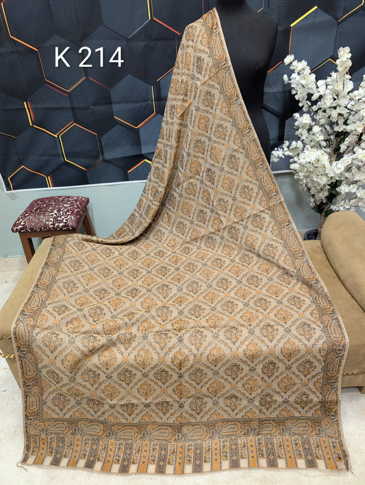 Lawn Full kani Shawl | Self Kani Shawl Full Size Pure Lawn | K214
