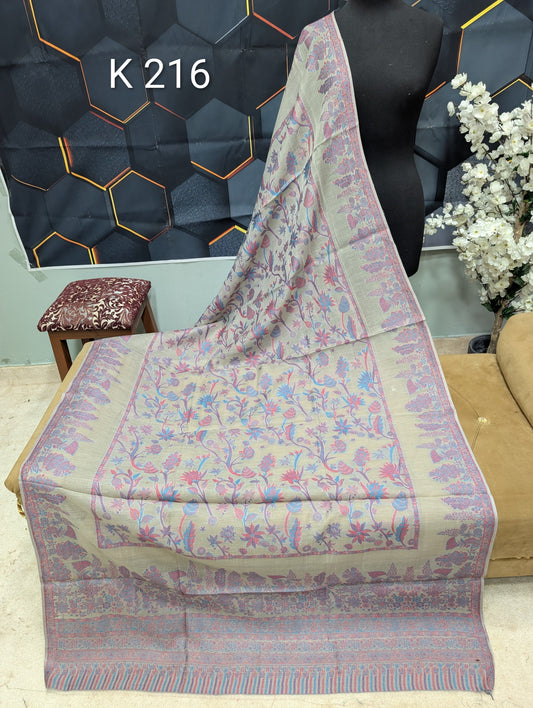 Lawn Full kani Shawl | Self Kani Shawl Full Size Pure Lawn | K216