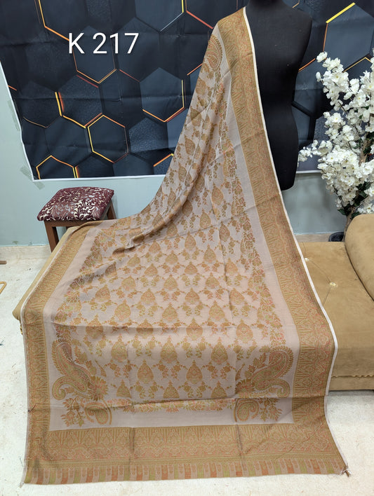 Lawn Full kani Shawl | Self Kani Shawl Full Size Pure Lawn | K217