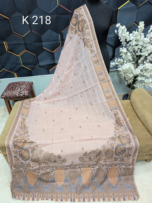 Lawn Full kani Shawl | Self Kani Shawl Full Size Pure Lawn | K218