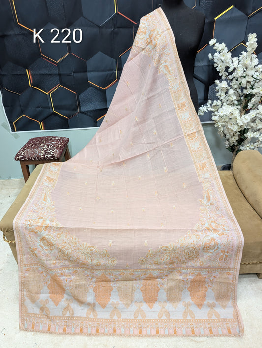 Lawn Full kani Shawl | Self Kani Shawl Full Size Pure Lawn | K220