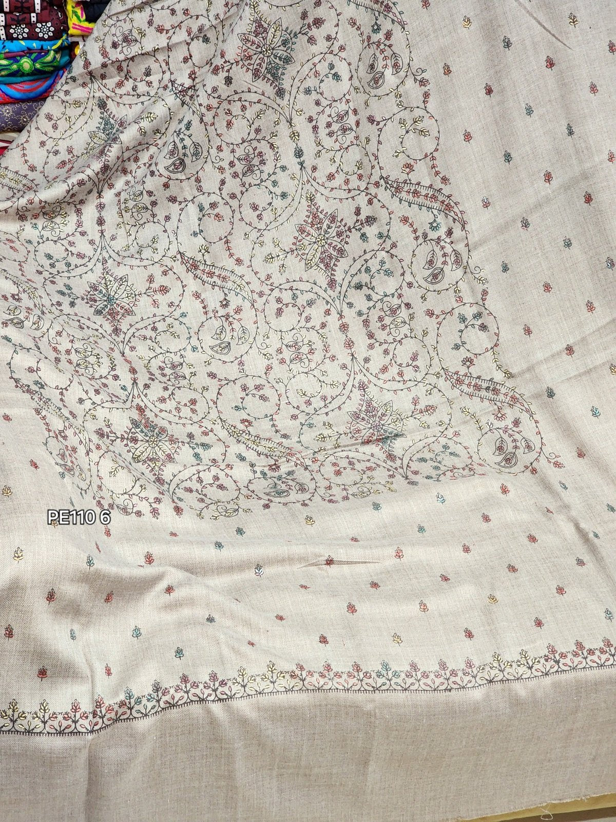 Pashmina Shawl | Hand Embroidery and Print Beautiful Shawl Perfect Gift