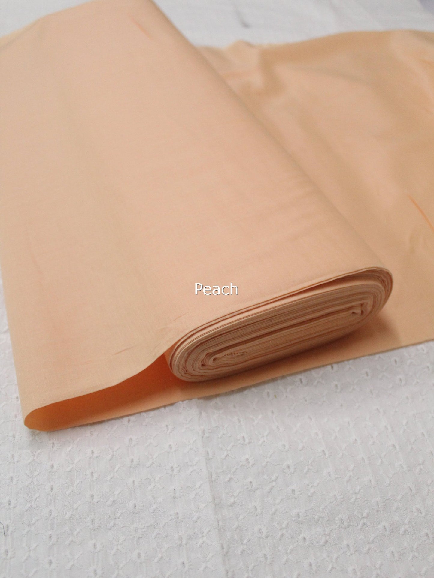Plain Breeze Cotton 2 PC Suit | 5 Meters | Peach