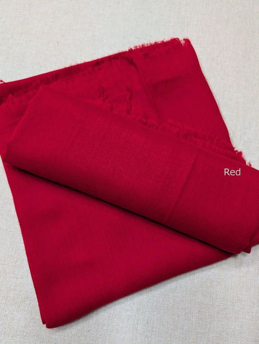 Plain Toosh Shawl | Chashme Bulbul Shawl Perfect Gift | Red