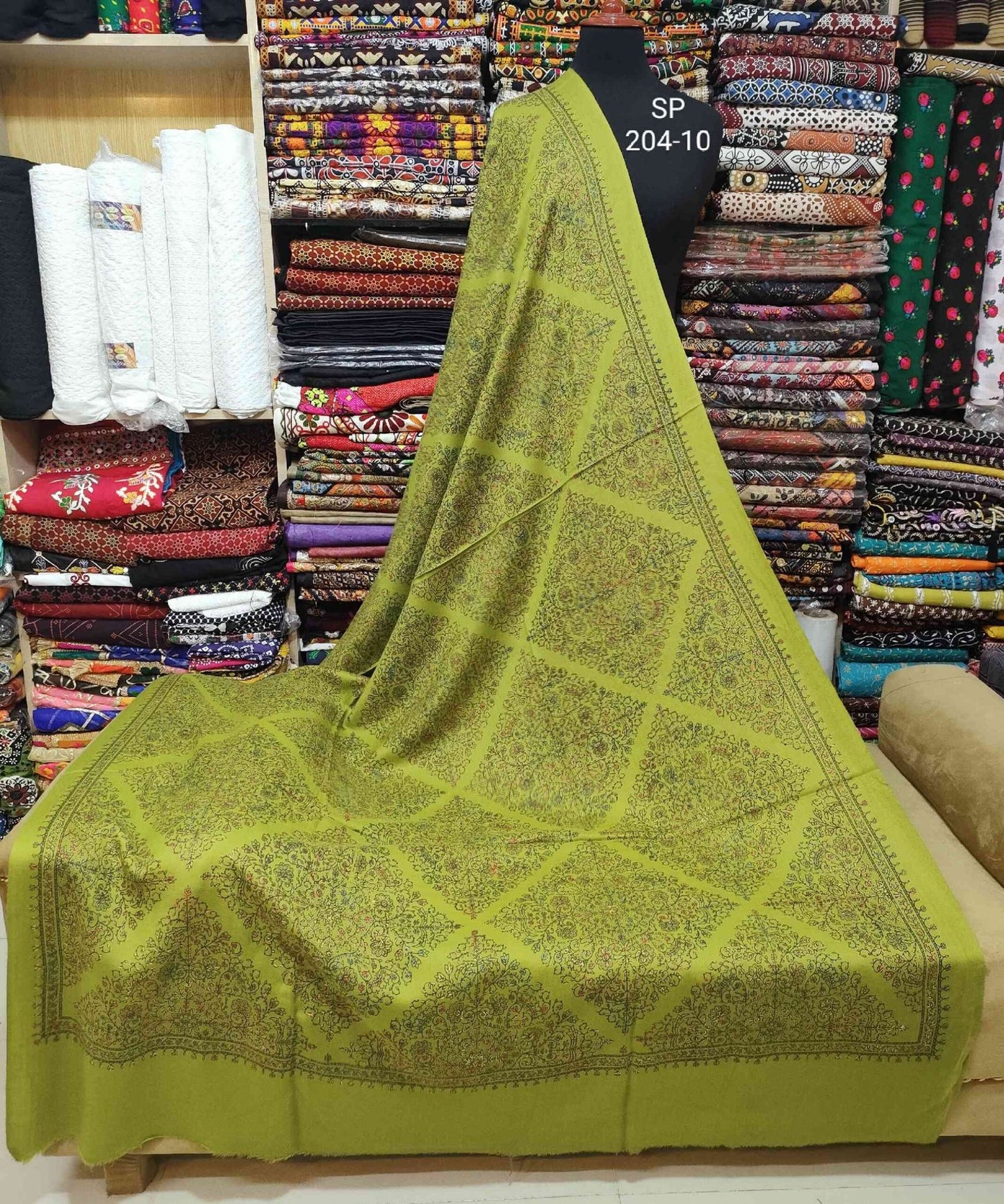 Pashmina Shawl | Print and Embroidery