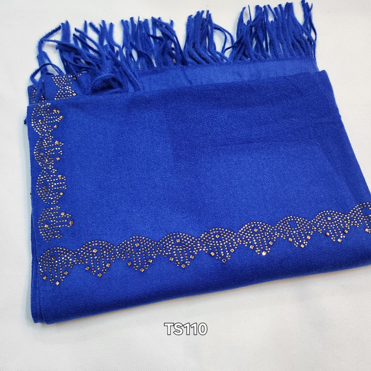 Pashmina Stonework Border Stole Cashmere