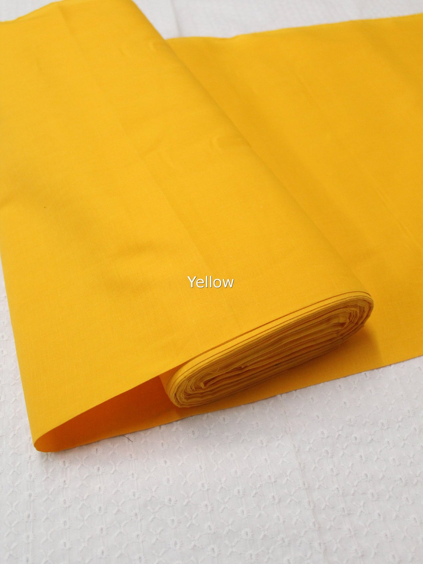 Plain Breeze Cotton 2 PC Suit | 5 Meters | Yellow