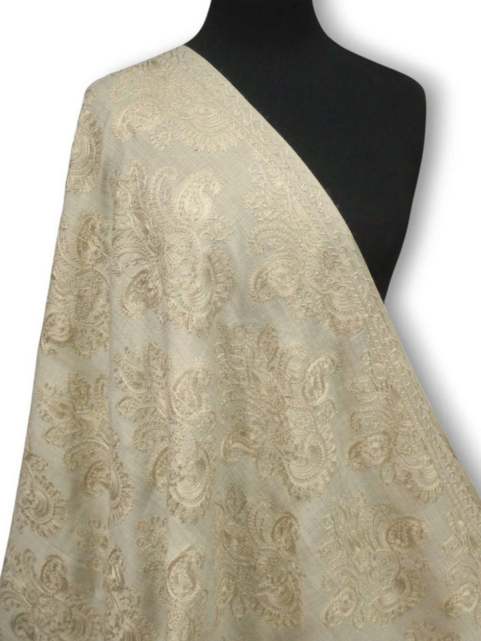 Pashmina Embroidered Shawl | Kashmiri Aar Work Embroidery Perfect Gift in Sale Price skin