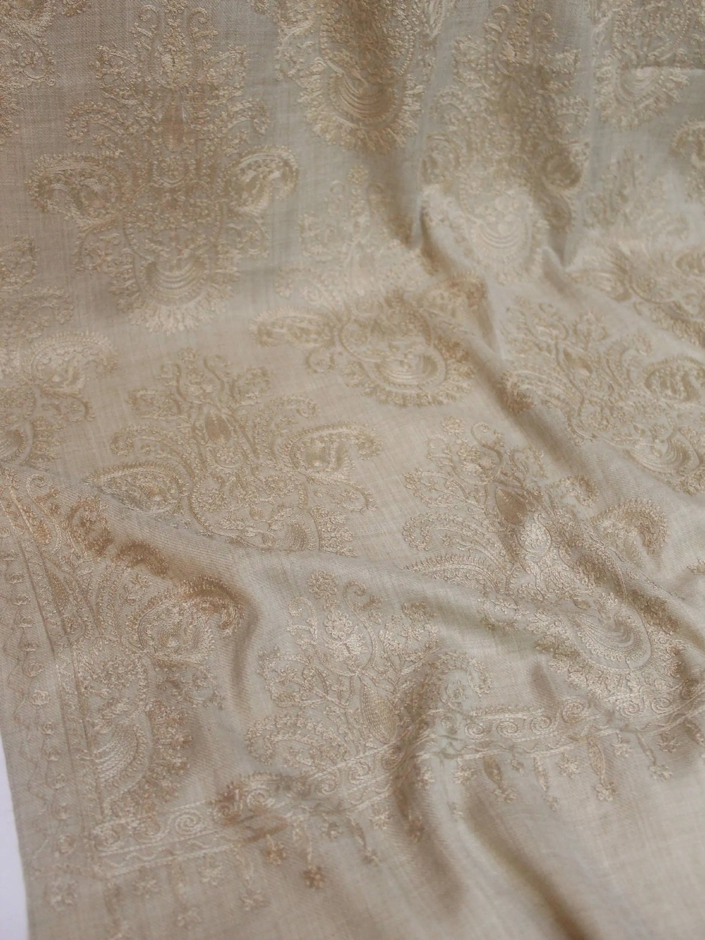 Pashmina Embroidered Shawl | Kashmiri Aar Work Embroidery Perfect Gift in Sale Price skin