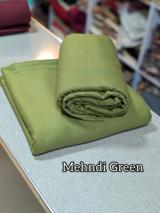 Plain Marina Suit | Mehndi Green