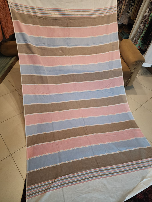 Pure Lawn Shawl in Lining Design