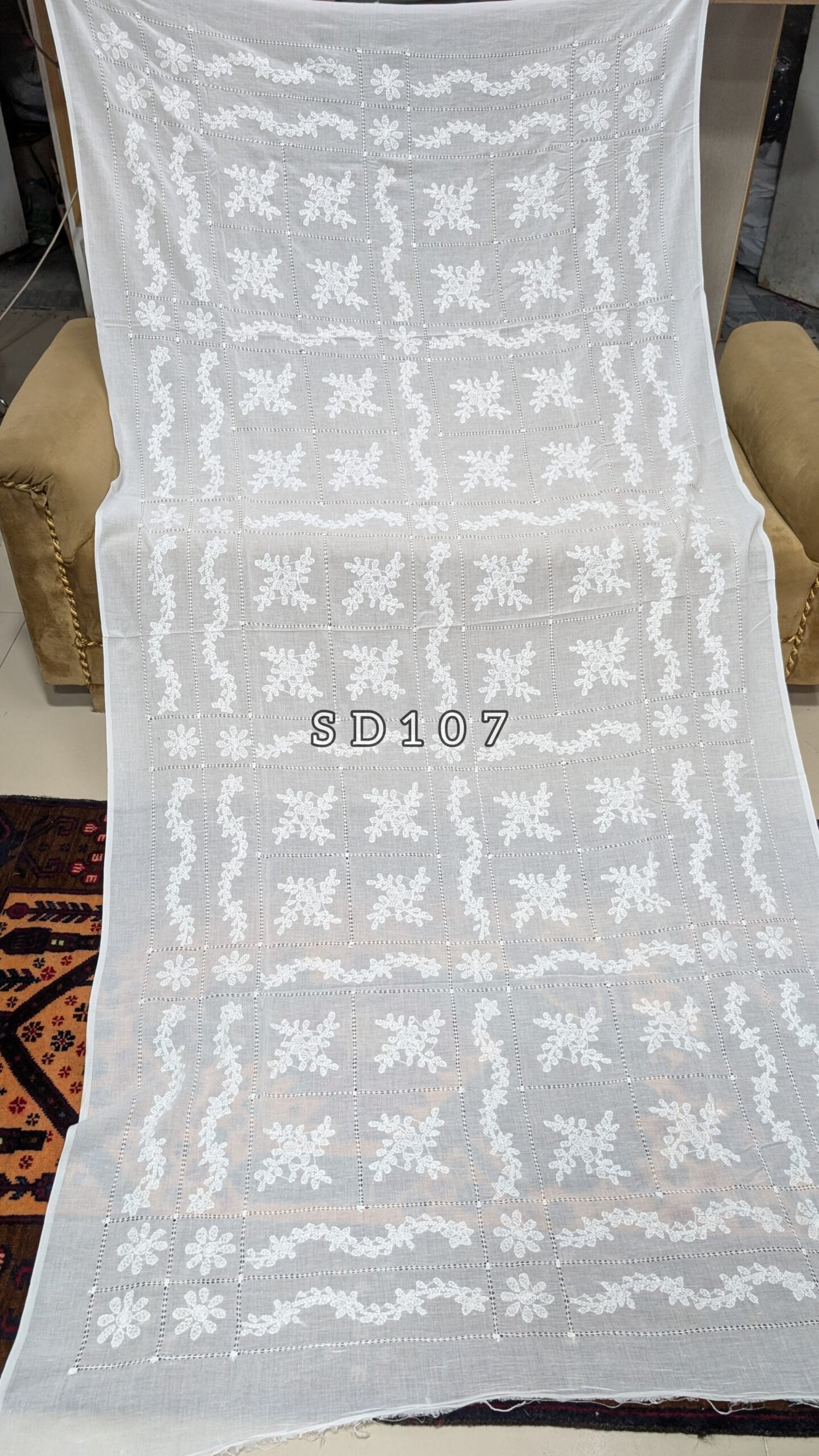 Tarkashi Shadow Work Beautiful Handmade Dupatta Shawl Perfect Gift