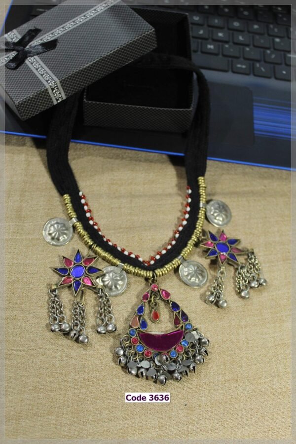 Traditional Afghani Necklace Handmade 3636