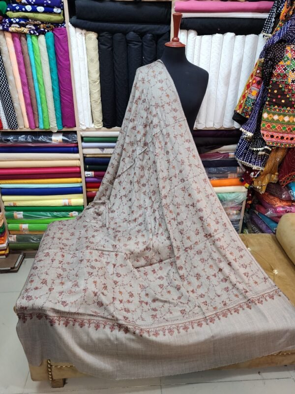 Pure Pashmina Toosh Shawl Souzni Jaama Jaal - Image 3