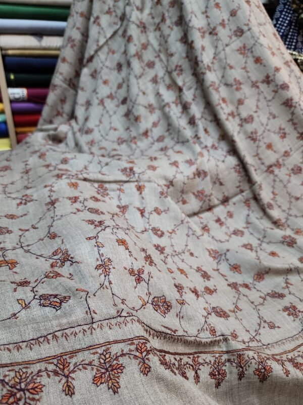 Pure Pashmina Toosh Shawl Souzni Jaama Jaal - Image 4