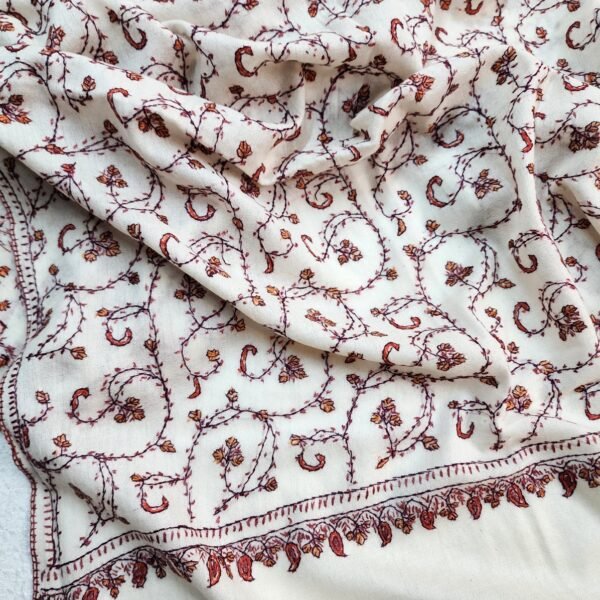 Pure Pashmina Toosh Shawl Souzni Jaama Jaal - Image 2