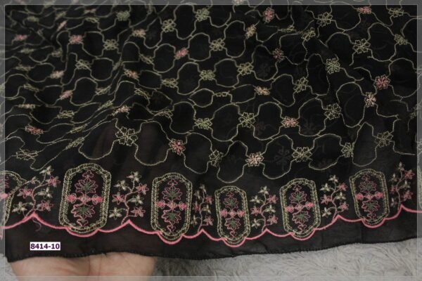 Pure Bareeze Crinkle Chiffon Embroidered Dupatta