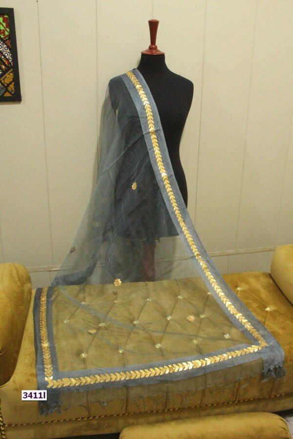 Fancy Gota Work Organza Dupatta - Image 2