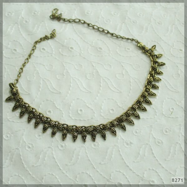 Gilet Chokar Necklace Oxidized