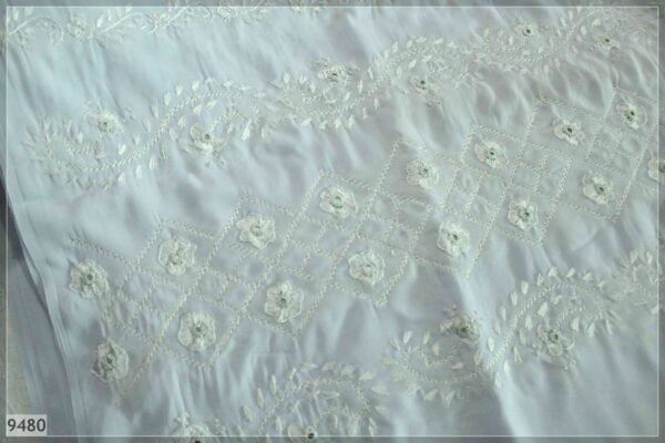 Pure Swiss Lawn Handmade Shawl