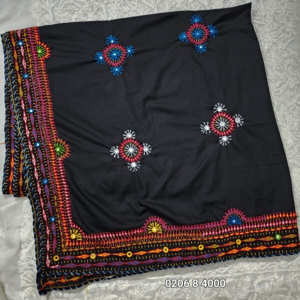 Handmade Balochi Shawl Swiss Lawn