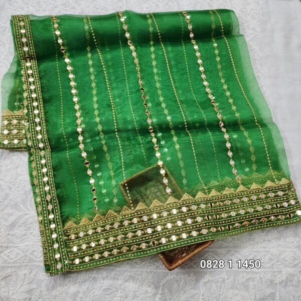 Fancy Organza Embroidered Dupatta