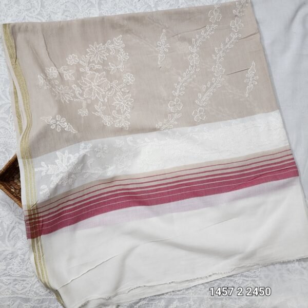 Pure Lawn Shawl | Shadow Work Embroidery
