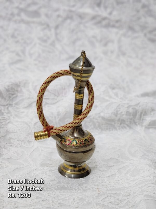 Black Brass Hookah Table Decoration (7 inches)