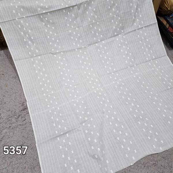 Pure Lawn Self Brochia Dupatta Dyeable
