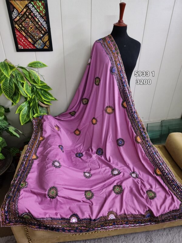 Handmade Balochi Shawl Swiss Lawn