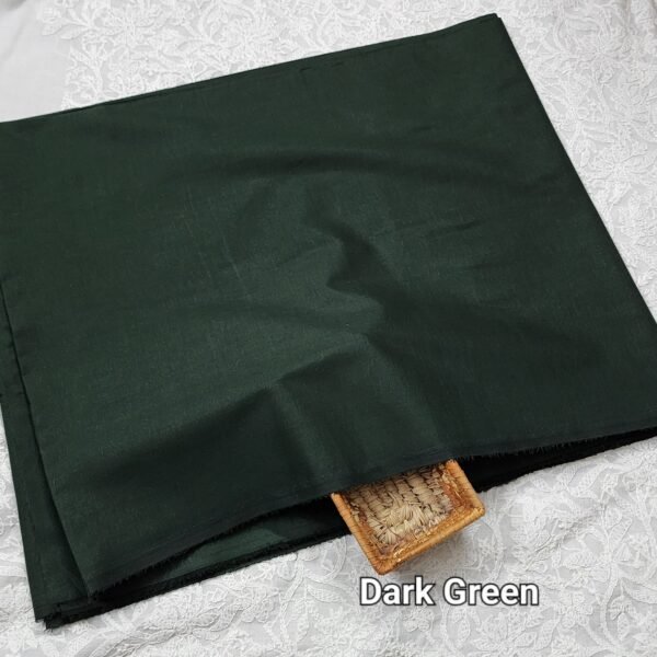 Dark Green 2 (Pc) Plain Breeze Lawn Suit | 5 Meters