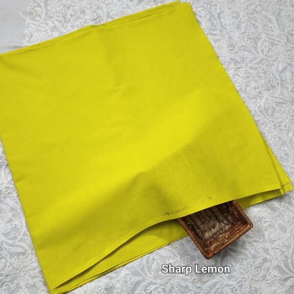 Sharp Lemon 2 (Pc) Plain Breeze Lawn Suit | 5 Meters