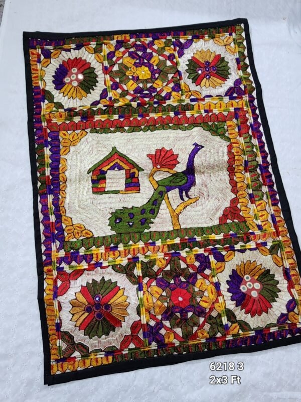 Wall Hanging | Handmade Resham Work Embroidery