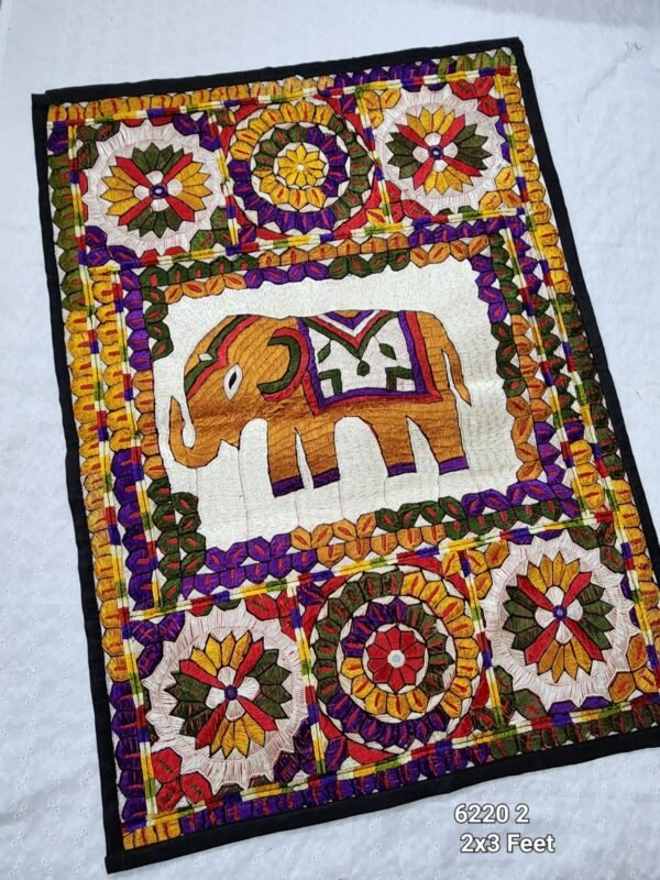 Wall Hanging | Handmade Resham Work Embroidery